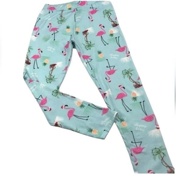 Other - Womens Flamingo Christmas Leggings Workout Wear‎ Active Pants XL